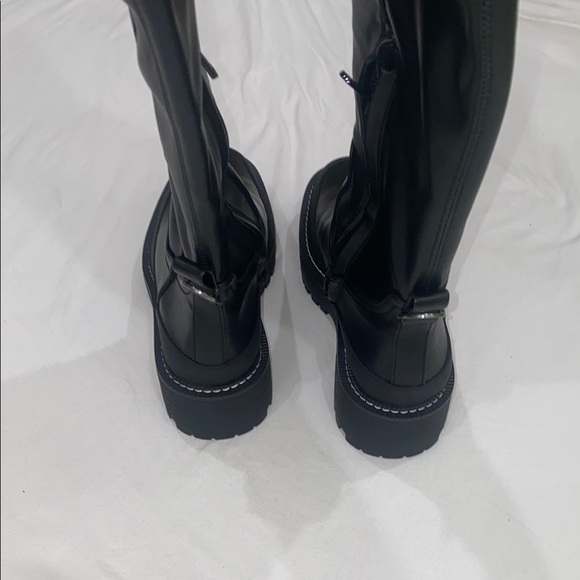 Sam Edelman Black Over the Knee Boots with Sleek Design